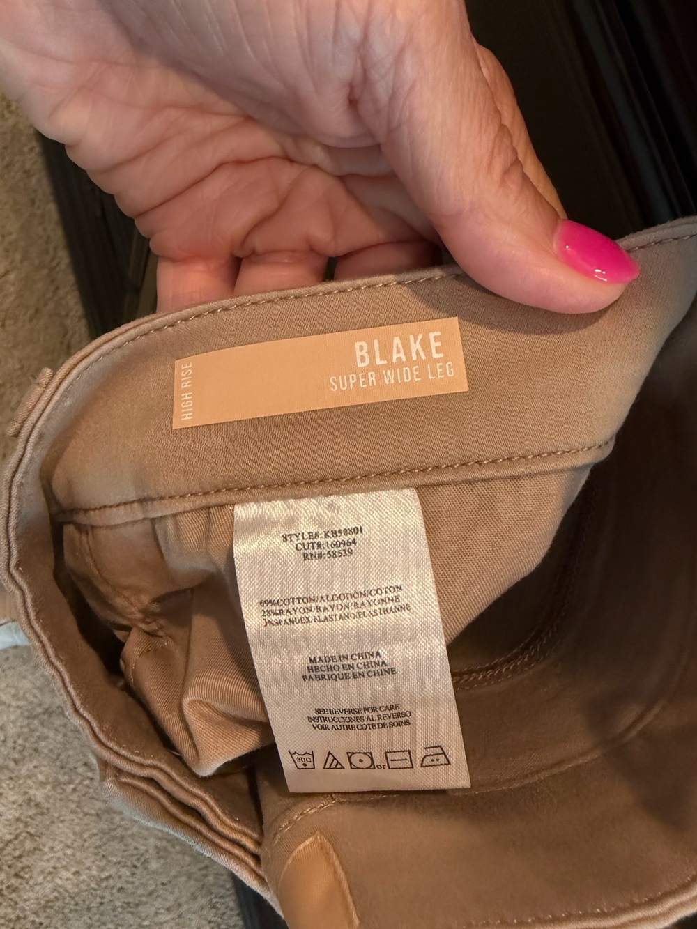 Kut From The Kloth Blake Super Wide Leg High Rise NWOT - Picture 5 of 6